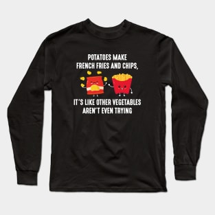 Potatoes Long Sleeve T-Shirt